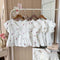 Ladies V-Neckline Embroidered Tops